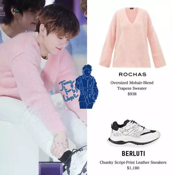 10 koleksi sepatu Jungkook BTS Instagram