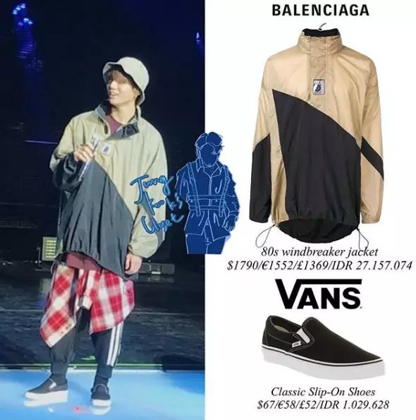 10 koleksi sepatu Jungkook BTS Instagram