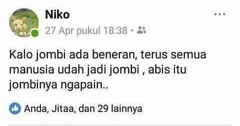 momen salah tanya di FB © 2020 instagram.com