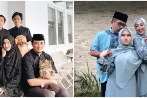 8 Momen Lebaran pemain Tukang Ojek Pengkolan bareng keluarga
