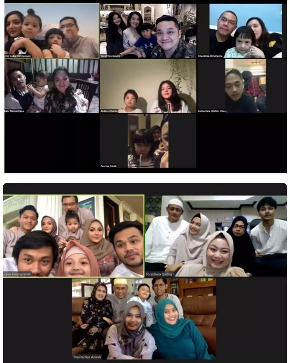 lebaran keluarga Anang-Ashanty © 2020 Instagram/@ananghijau ; Instagram/@ashanty_ash lebaran keluarga Anang-Ashanty © 2020 Instagram/@ananghijau ; Instagram/@ashanty_ash