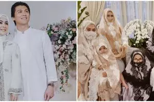 7 Potret gaya keluarga Syahrini rayakan Lebaran, kompak pakai masker