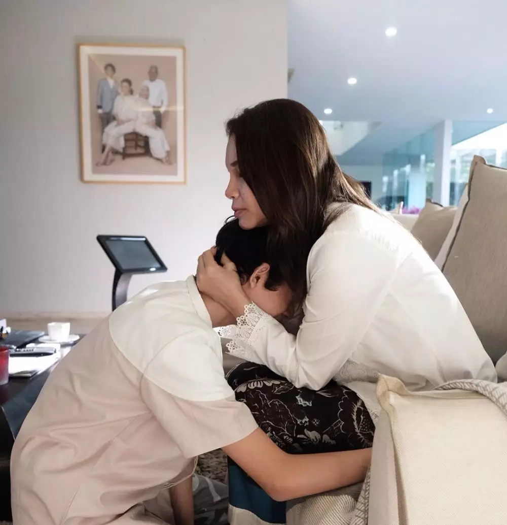 momen lebaran rossa di rumah instagram