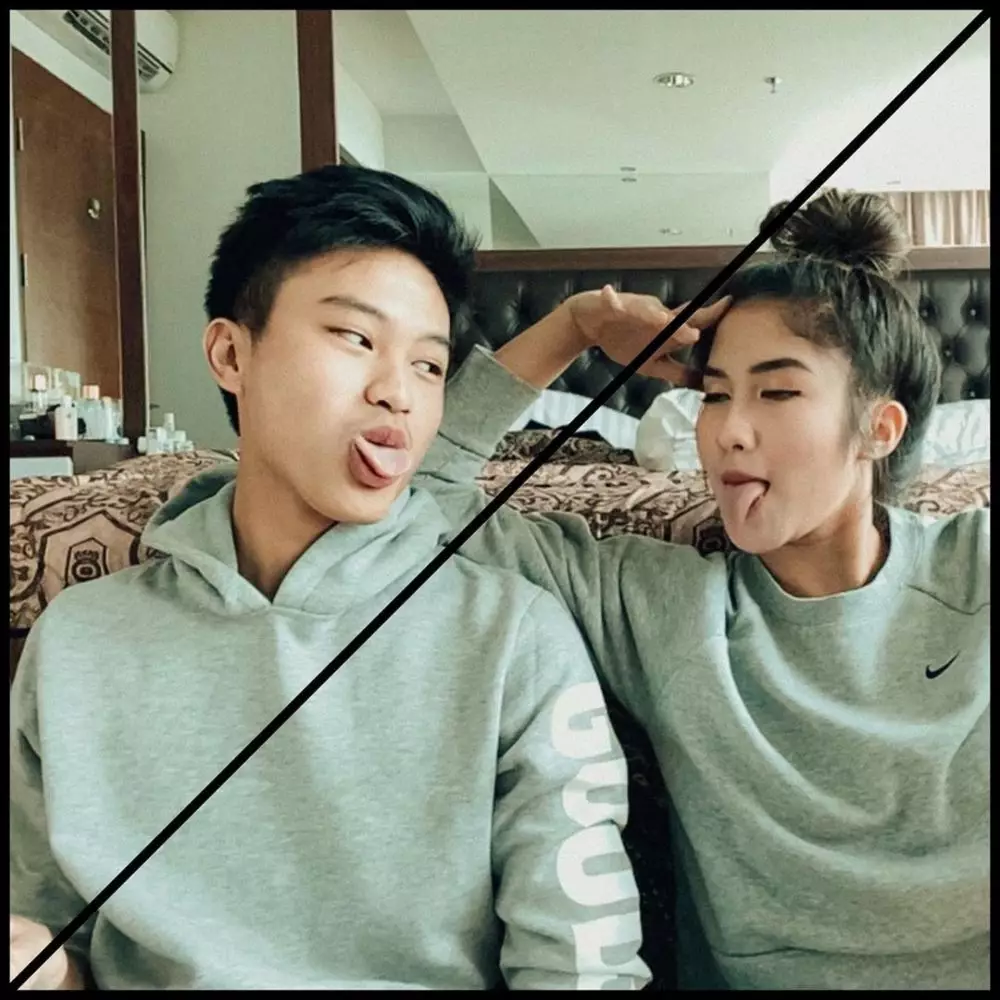 momen pemotretan virtual ochi dan sang adik instagram