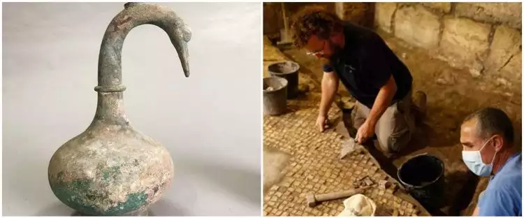 Heboh penemuan guci perunggu berusia 2.000 tahun, berisi cairan aneh