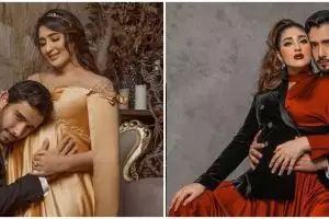 6 Momen Tania Nadira lahirkan anak ke-3, paras bayi bikin penasaran