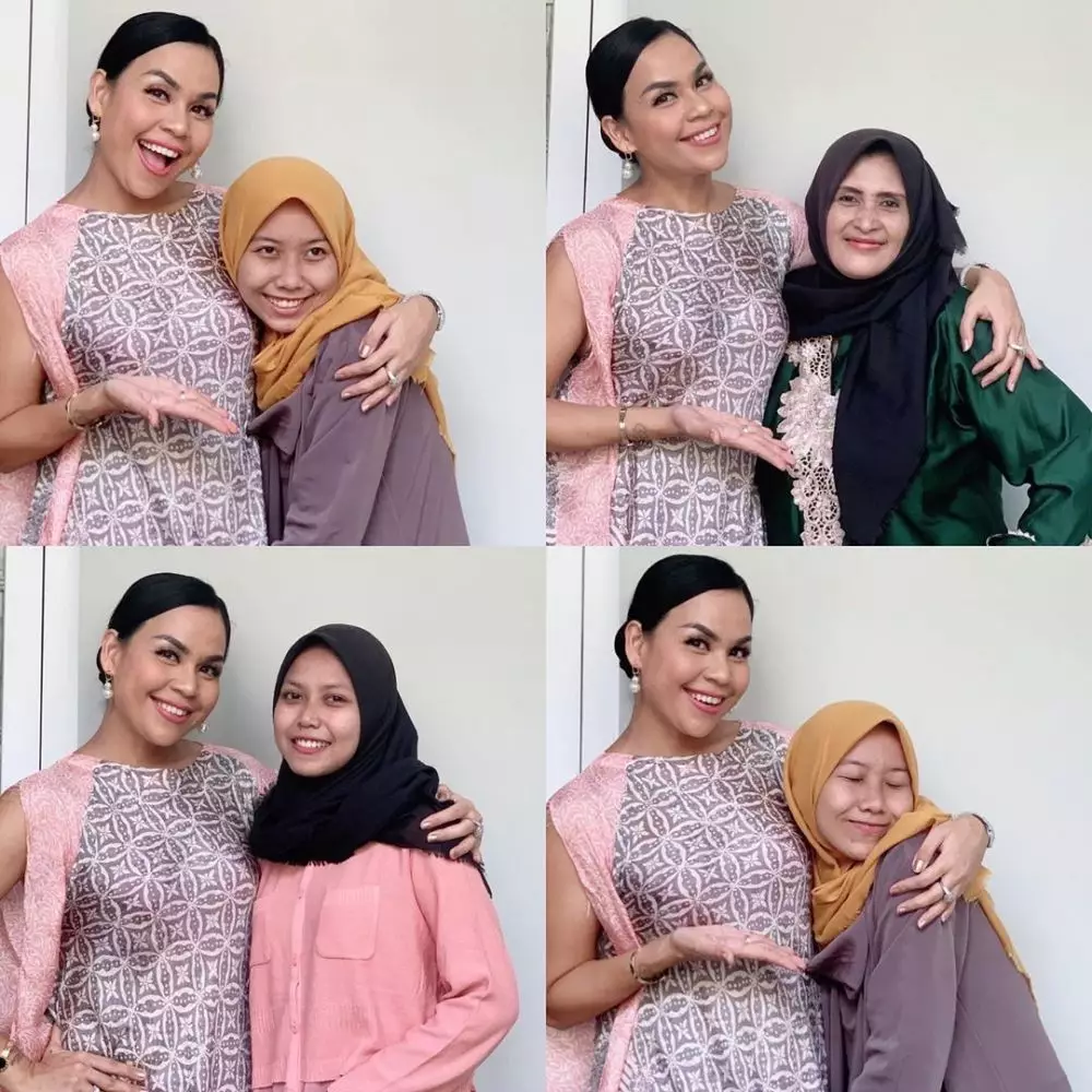 Momen seleb Lebaran bareng ART Instagram