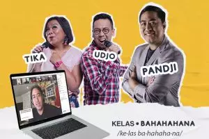 Belajar stand up comedy di kelas BaHAHAHAna bareng Pandji Pragiwaksono