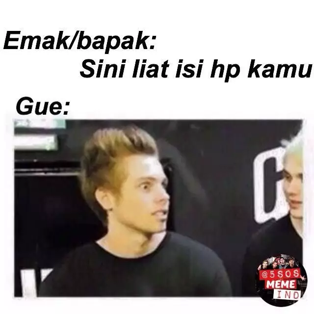 meme HP orangtua berbagai sumber