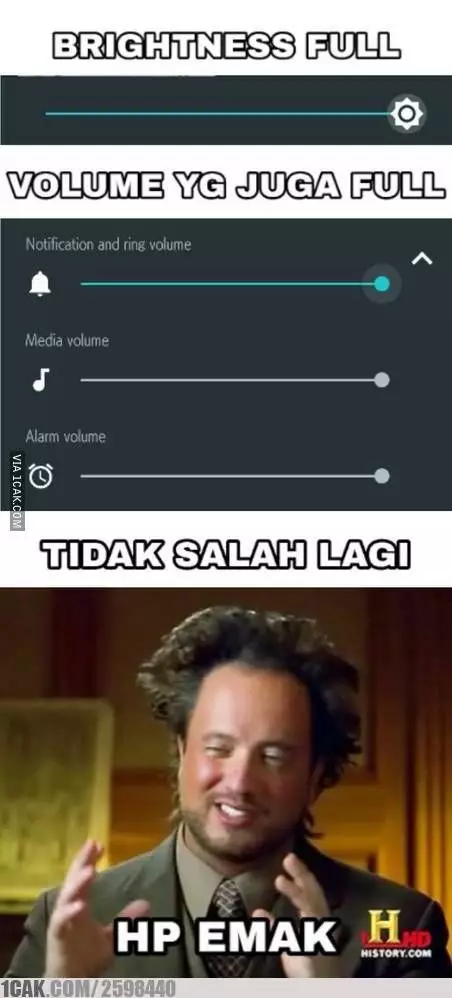 meme HP orangtua berbagai sumber