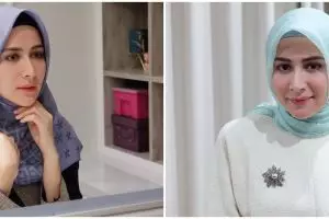 8 Potret pesinetron Rina Diana kenakan hijab, simple tapi elegan