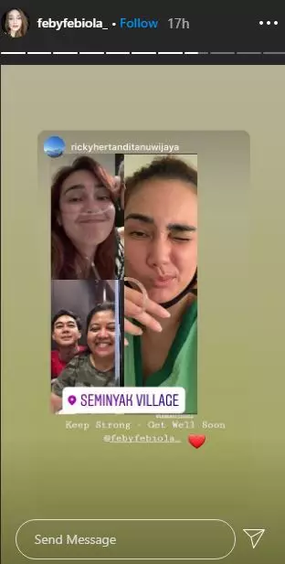 6 momen Feby Febiola jelang operasi Instagram 6 momen Feby Febiola jelang operasi Instagram