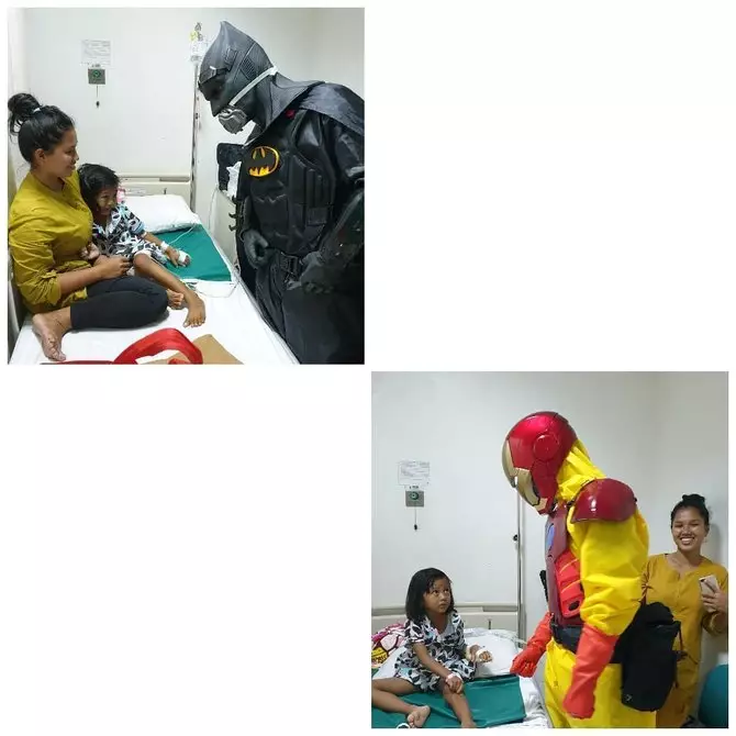 Potret dokter pakai kostum superhero Instagram/@erric_manibuy