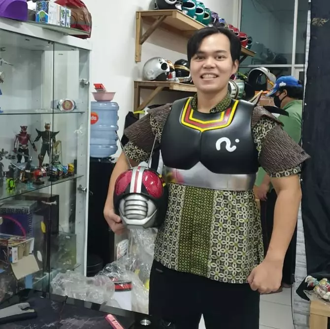 Potret dokter pakai kostum superhero Instagram/@erric_manibuy