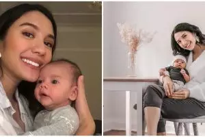 Jadi ibu baru, ini 10 momen Acha Sinaga momong anak