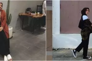 8 Gaya outfit Una Maulina mantan calon istri Sahrul Gunawan