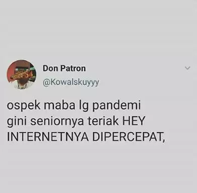 ospek online Twitter
