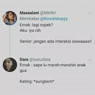 ospek online Twitter