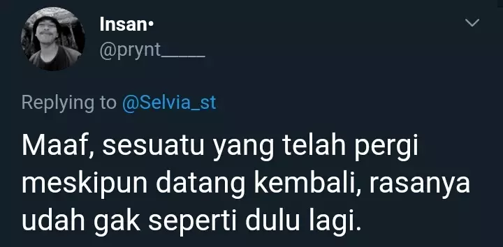 mantan ngajak balikan twitter