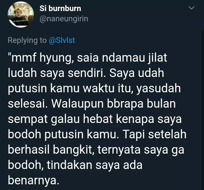 mantan ngajak balikan twitter