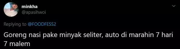 pengalaman masak pertama twitter