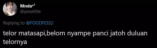 pengalaman masak pertama twitter