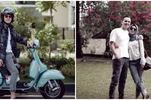 10 Potret romantis Rionaldo Stokhorst dan istri, mesra abis