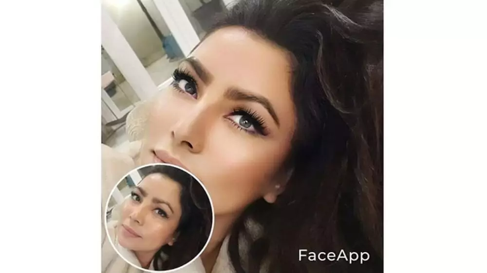 Artis cantik gunakan FaceApp Berbagai sumber
