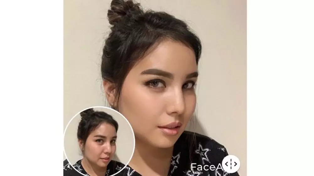 Artis cantik gunakan FaceApp Berbagai sumber