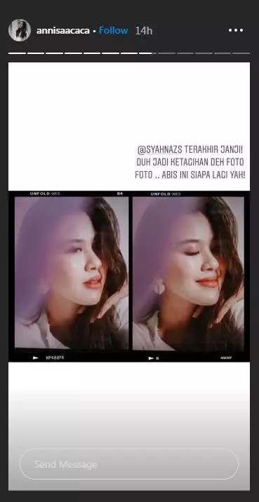 pemotretan virtual syahnaz  Instagram pemotretan virtual syahnaz  Instagram