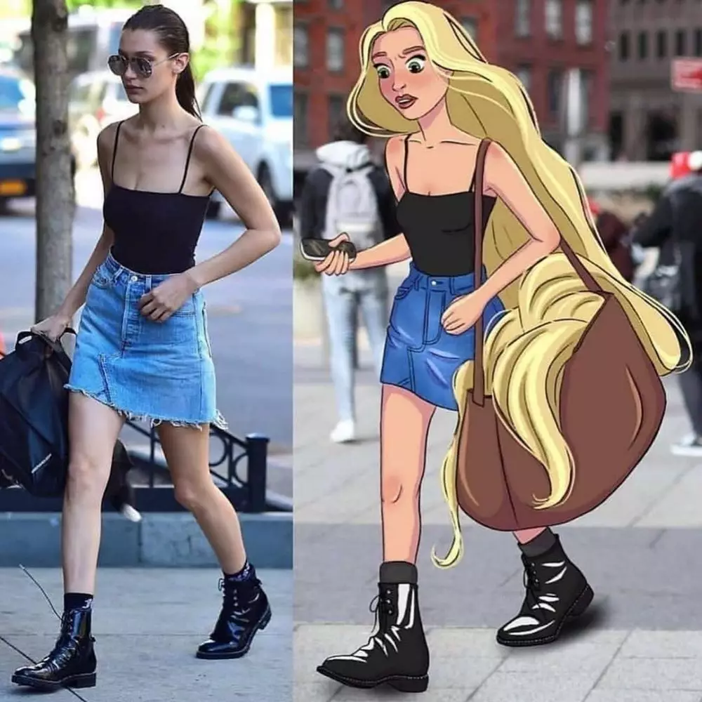 disney tiru gaya outfit Instagram