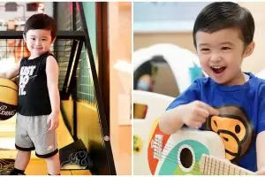 Aksi Raphael Moeis anak Sandra Dewi bantu ART bersihkan rumah