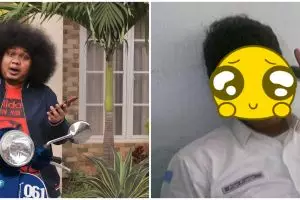 10 Potret lawas Babe Cabita saat remaja, parasnya bikin pangling