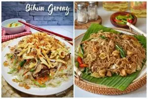 19 Resep bihun goreng spesial, enak, praktis dan mudah dibuat