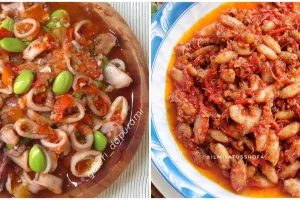 8 Resep sambal cumi, enak, pedas, praktis dan bikin nagih