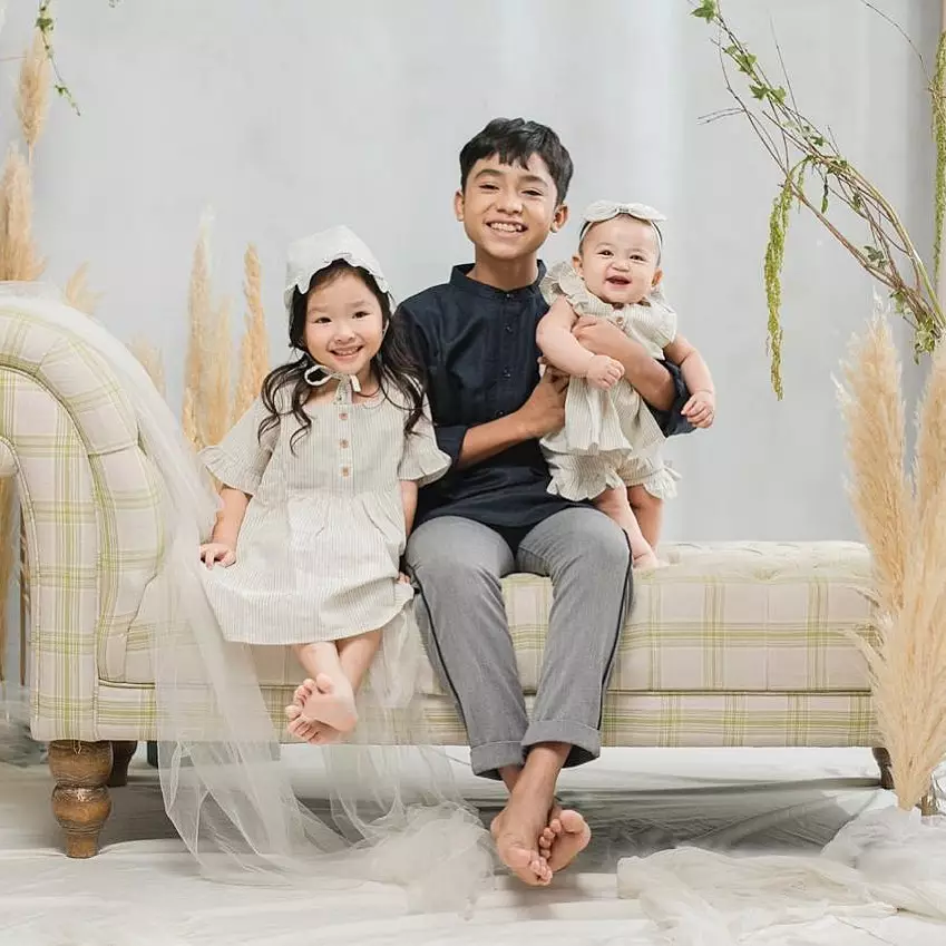 Gaya pemotretan 3 anak Ruben Onsu bikin gemas © 2020 brilio.net