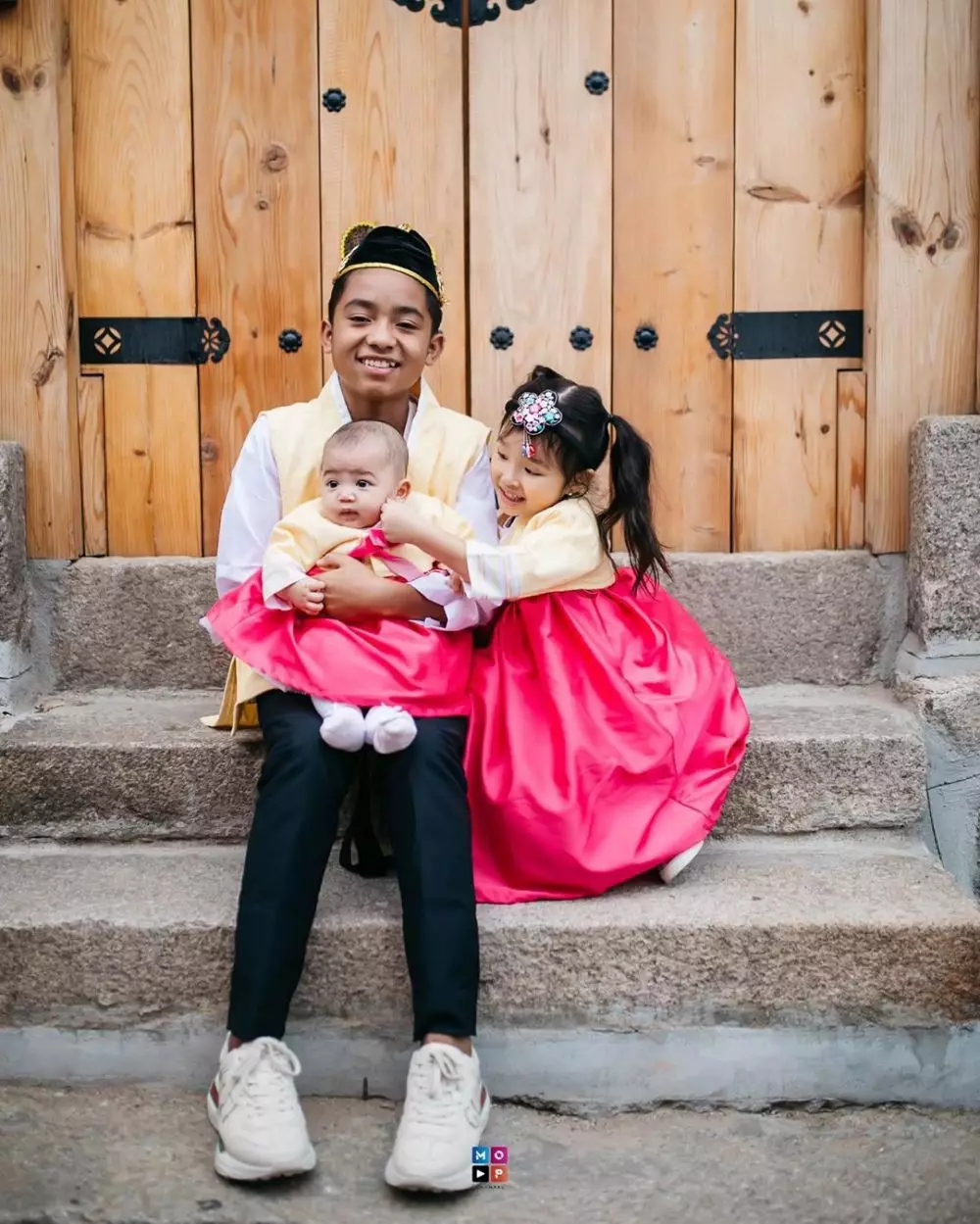 Gaya pemotretan 3 anak Ruben Onsu bikin gemas © 2020 brilio.net