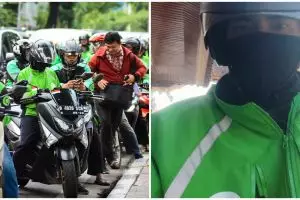 Kisah driver ojol di Denpasar tempuh 40 km dan gratiskan penumpang