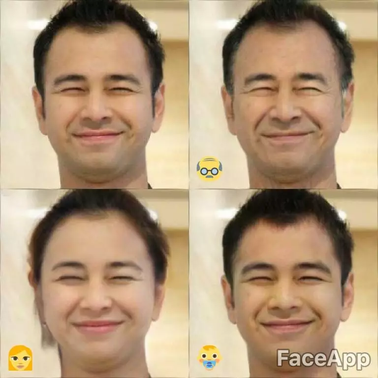 faceapp lucu berbagai sumber