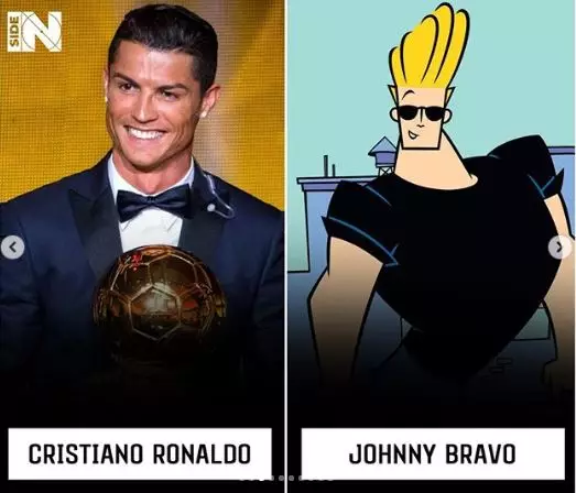 tokoh bola dan kartun Instagram