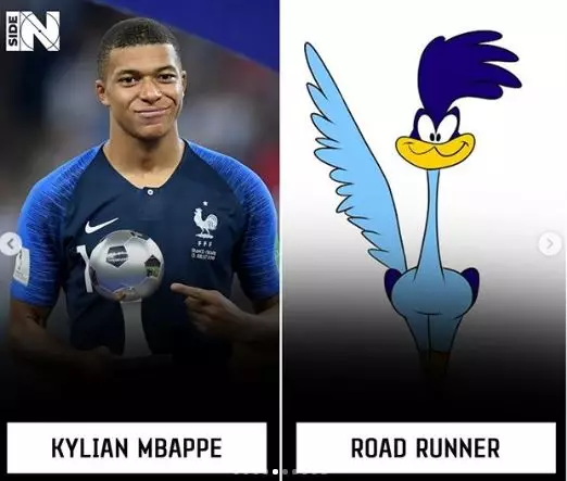 tokoh bola dan kartun Instagram