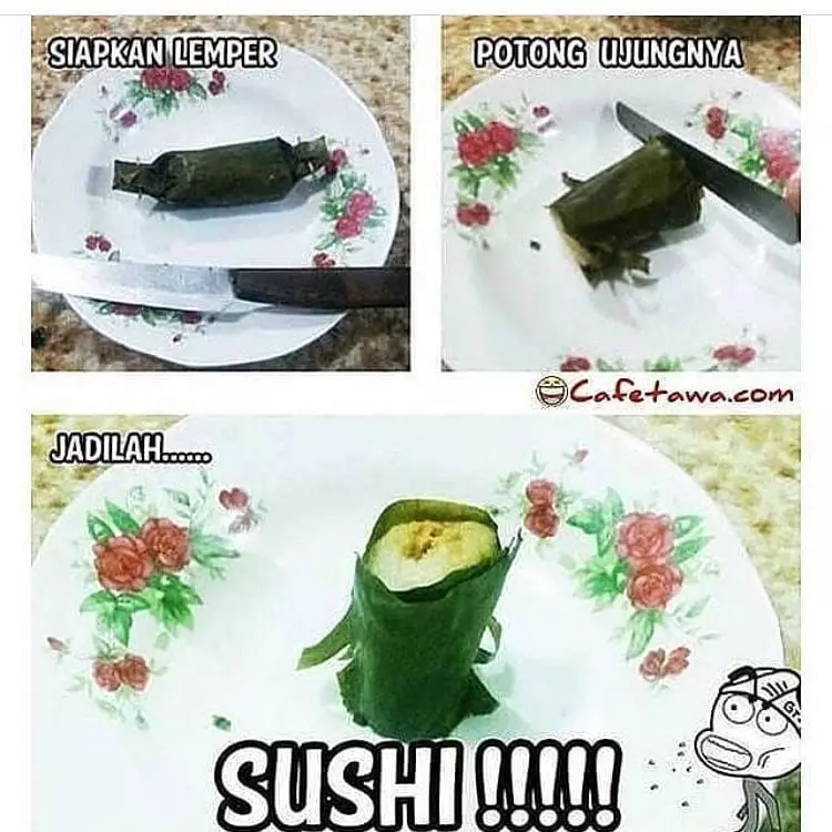 potret lucu bikin makanan © 2020 instagram.com