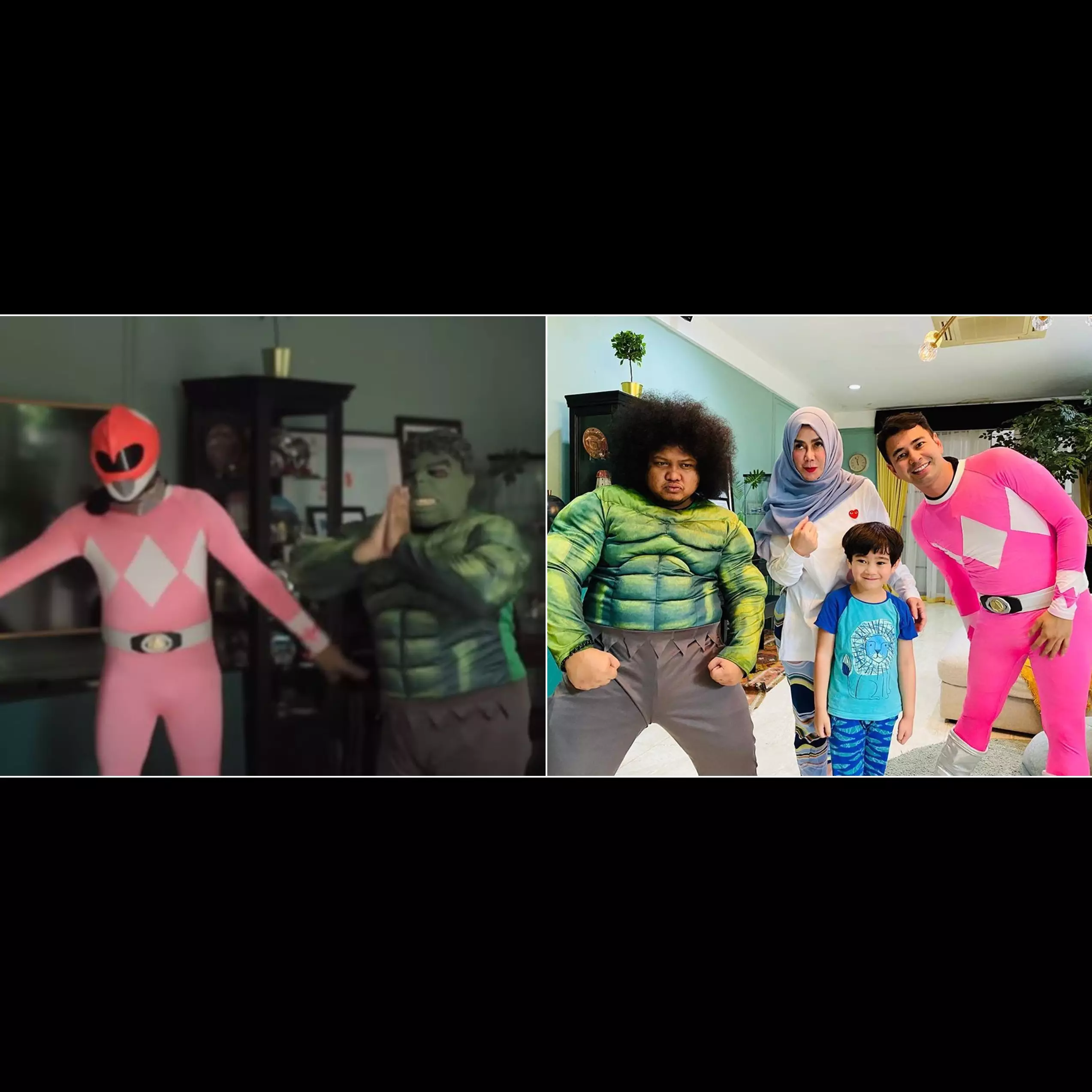 8 Aksi kocak Raffi Ahmad jadi Power Rangers beri kejutan Rafathar