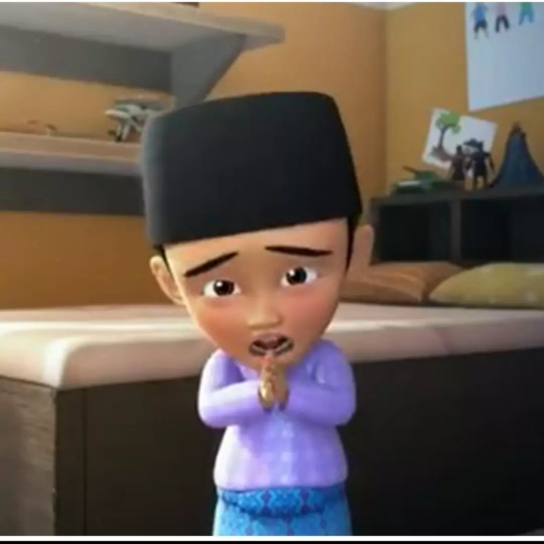 Viral video permintaan maaf Fizi usai bikin Upin Ipin sedih