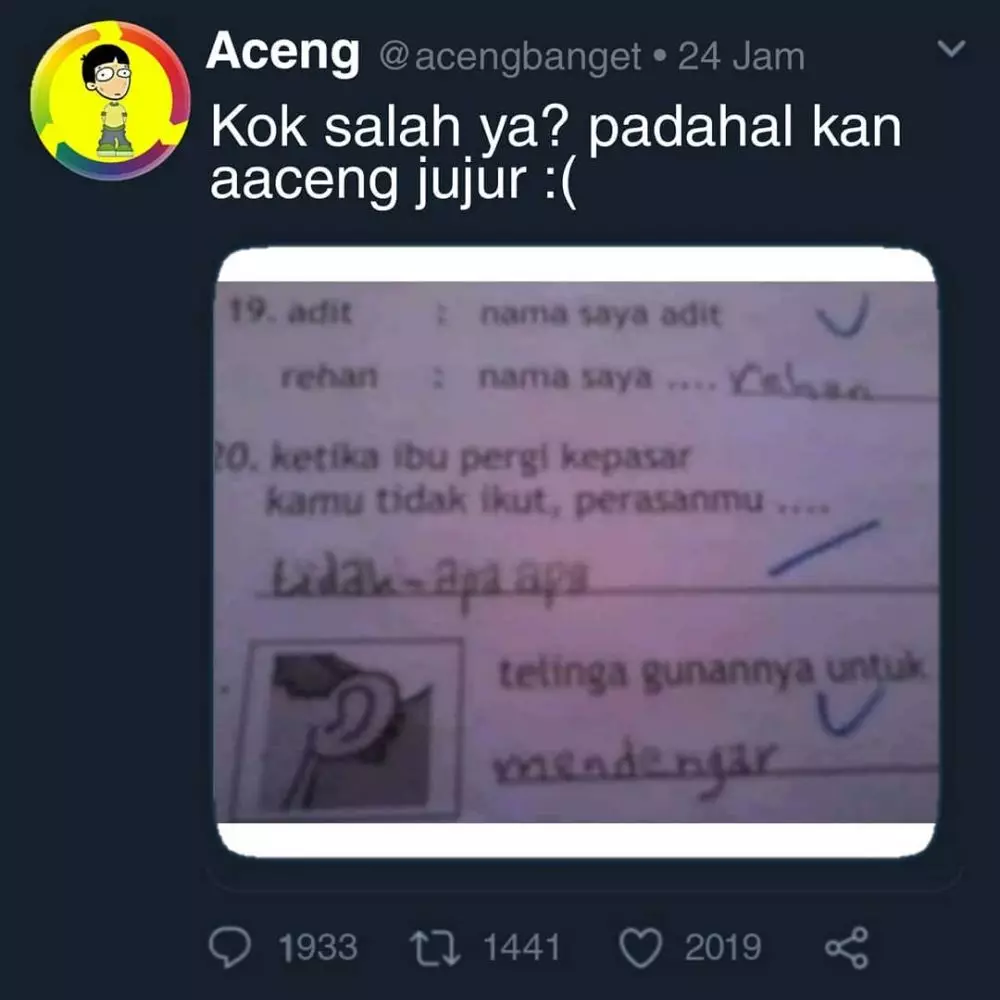 meme lucu lagi belajar © 2020 instagram.com meme lucu lagi belajar © 2020 instagram.com