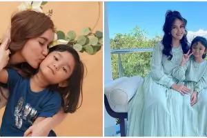 7 Gaya kece Ayu Ting Ting dan Bilqis pakai jaket pelindung diri