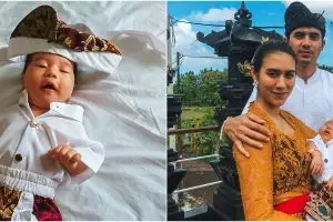 7 Momen upacara Macolongan yang dilakukan Westny DJ untuk anaknya
