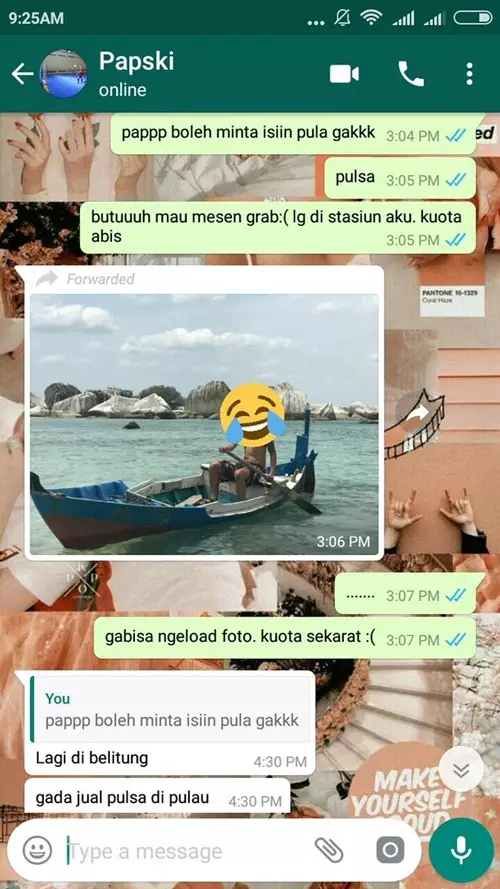 bapak kirim foto WhatsApp © 2020 brilio.net bapak kirim foto WhatsApp © 2020 brilio.net