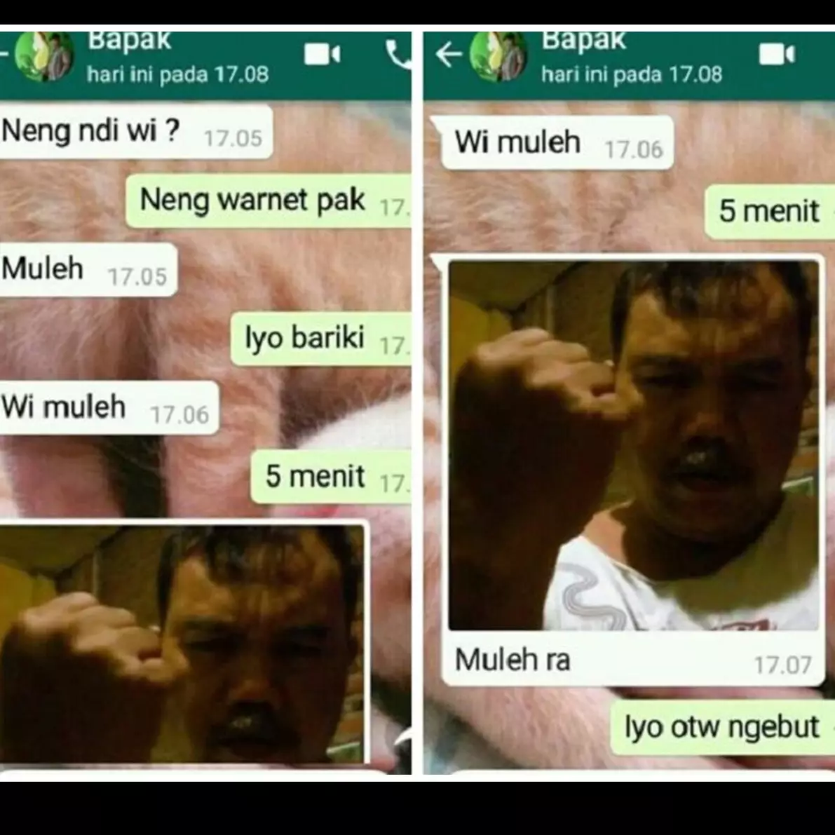 10 Chat lucu bapak-bapak kirim foto di WhatsApp, narsis abis