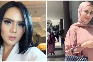 6 Potret Anggita berhijab usai melahirkan, bikin pangling